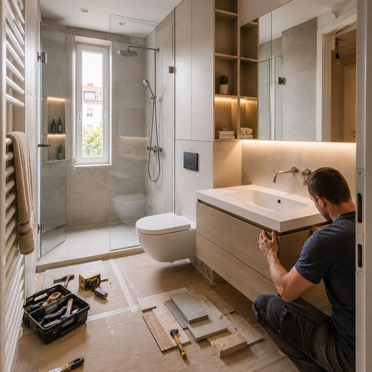 Kleines Bad renovieren Wien – mehr Platz & Komfort Kleines Bad renovieren Wien – mehr Platz & Komfort