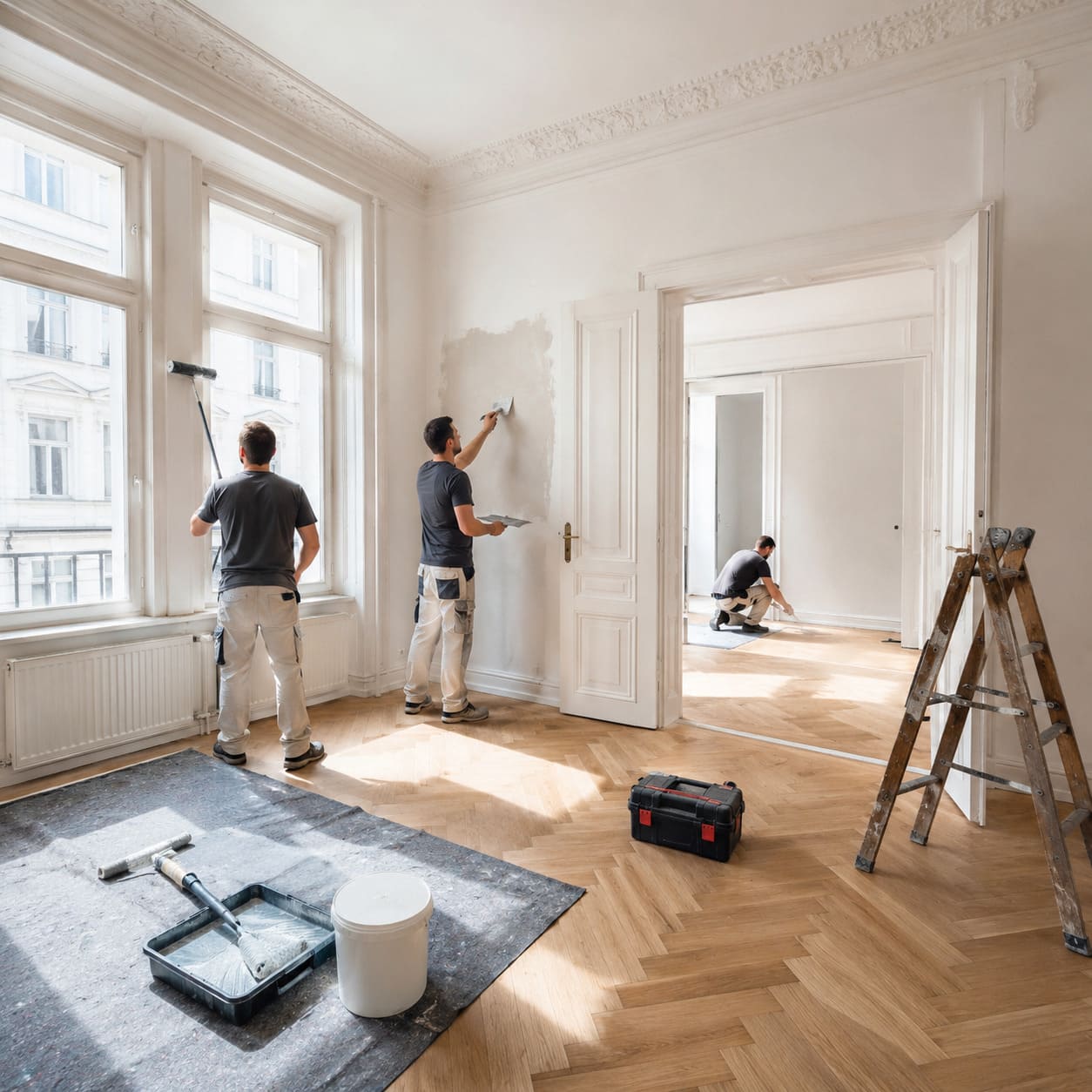 Leerwohnung sanieren Wien – leere Wohnung mit Reparatur-Check vor Neuvermietung Leerwohnung sanieren Wien – leere Wohnung mit Reparatur-Check vor Neuvermietung
