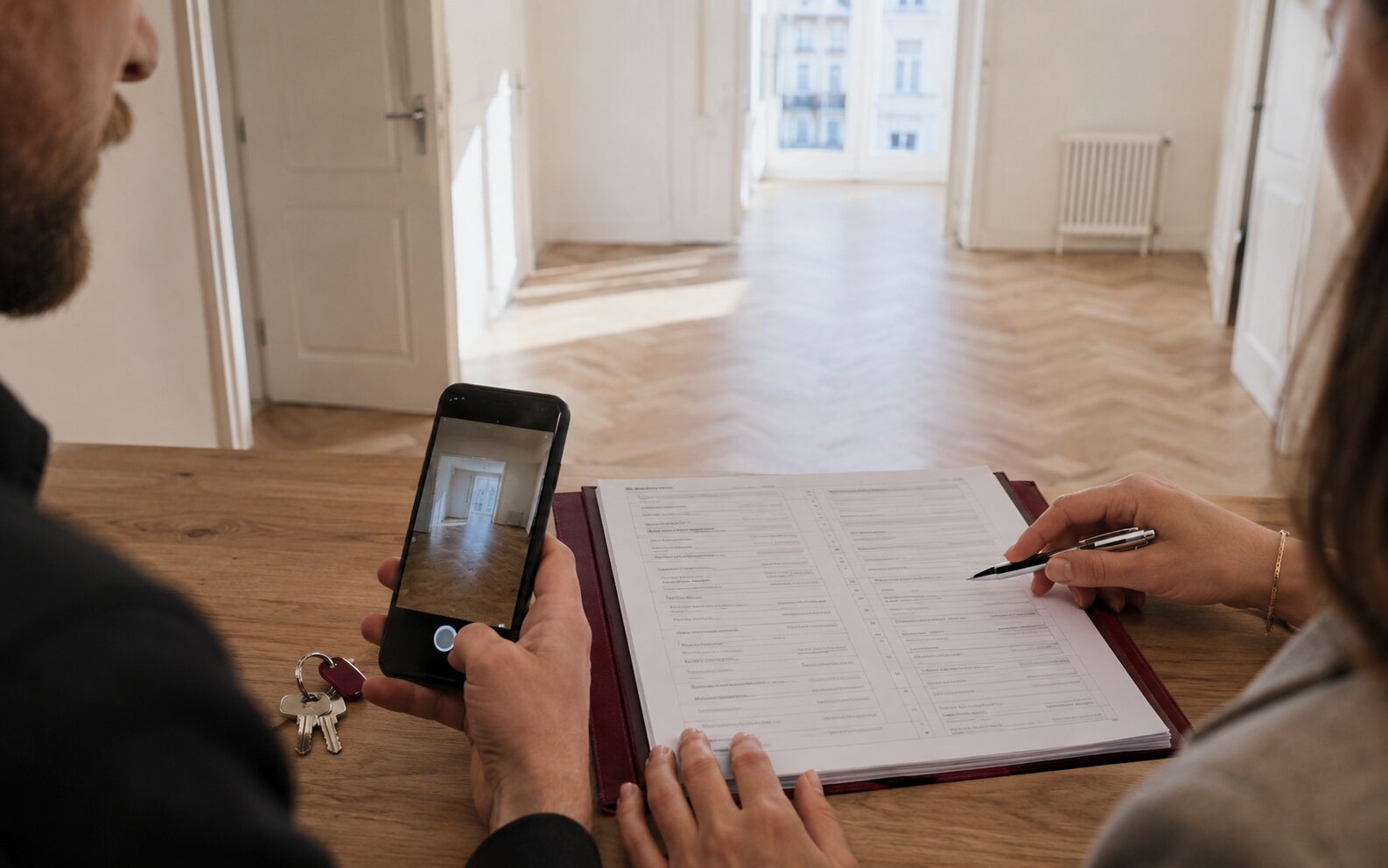 Wohnungsübergabe Wien mit Übergabeprotokoll, Schlüsseln und Fotodokumentation